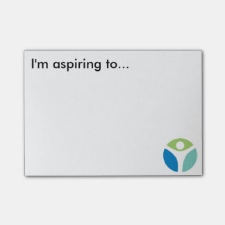 Notas Post-it® Soy… paquete pegajoso de aspiración de los