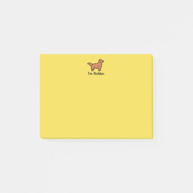 Notas Post-it® Soy post-it de oro (Anverso)