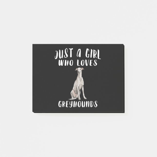 Notas Post-it® Soy Sólo Un Chica Que Ama El Regalo De Los Perros  (Anverso)