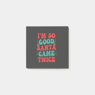 Notas Post-it® Soy tan buena Santa Came dos Navidades divertida