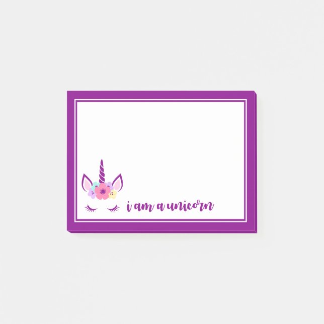 Notas Post-it® Soy Unicornio (Anverso)