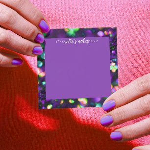 Notas Post-it® Sparkling morado oscuro