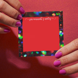Notas Post-it® Sparkling rojo oscuro
