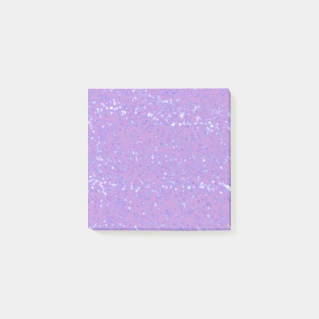 Notas Post-it® Sparkly Purple (Anverso)