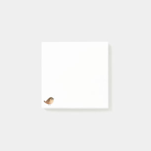 Notas Post-it® Sparrow Bird Cartoon