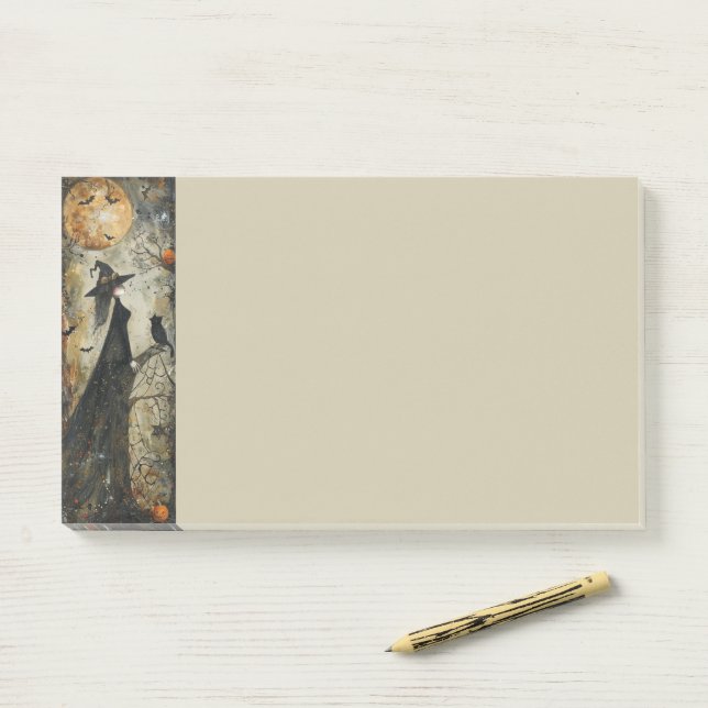 Notas Post-it® Spell Moonlit — Muse de hora de brujería (En escritorio)