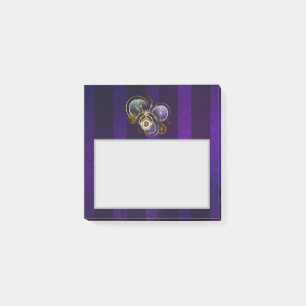 Notas Post-it® Spider Steampunk sobre fondo morado