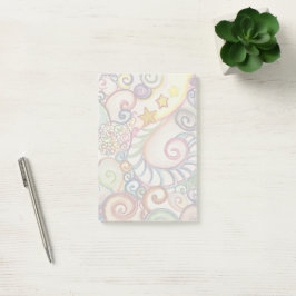 Notas Post-it® spiral drawing