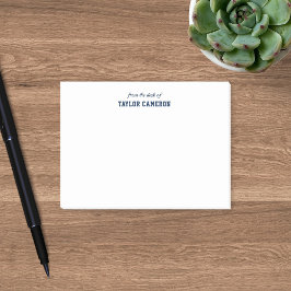 Notas Post-it® Sporty Varsity Style From The Desk Of