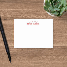 Notas Post-it® Sporty Varsity Style From The Desk Of