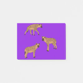 Notas Post-it® Spotted Hyenas