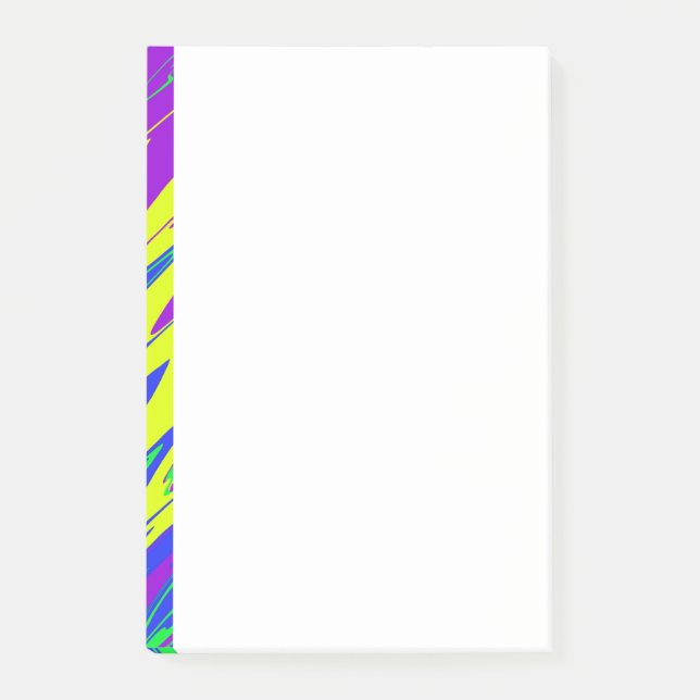 Notas Post-it® Spray Paint Mardi Gras Blue (Anverso)