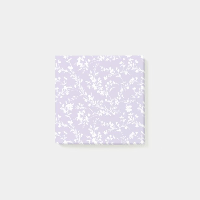 Notas Post-it® Spring Sprigs Neutral - Dusty Lavender (Anverso)