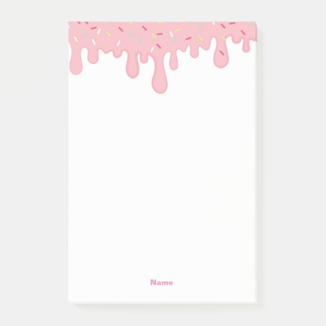 Notas Post-it® Sprinkle Drip Post it Notes (Anverso)