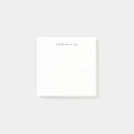 Notas Post-it® Square A Little Note to Say Script Post-it note