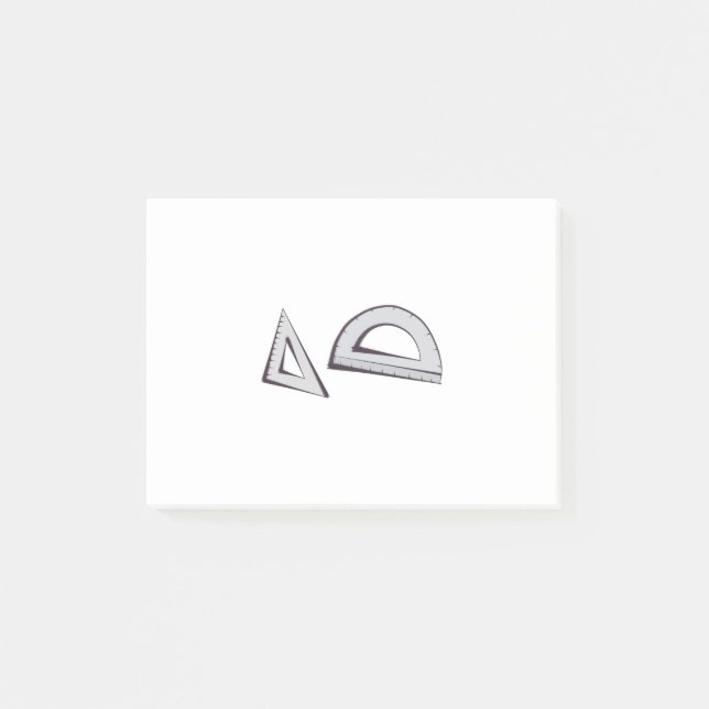 Notas Post-it® Square and Protractor (Anverso)