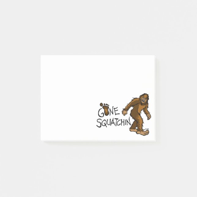 Notas Post-it® Squatchin ido (Anverso)