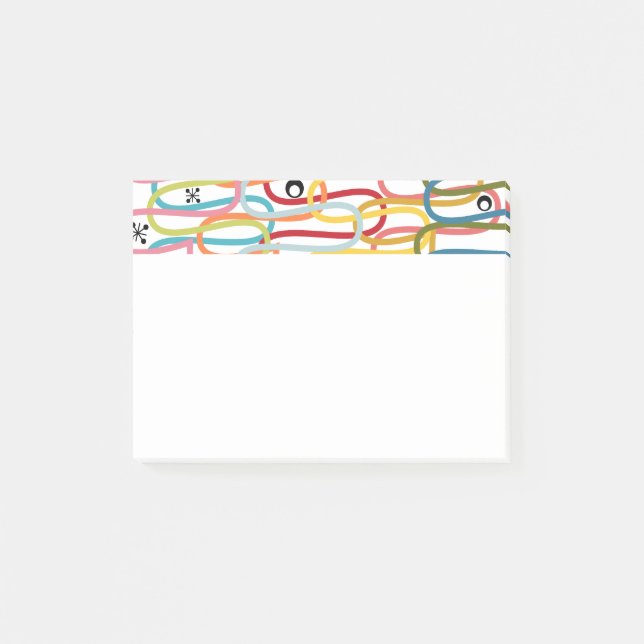 Notas Post-it® Squiggles (Anverso)