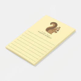 Notas Post-it® Squirrel Cute Kid's Woodland