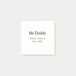 Notas Post-it® Sr Papá desde agregar año nombre padres nombre pad