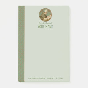 Notas Post-it® St. Albert the Great (BK 013) (Estilo 1) 4"x6"