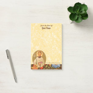 Notas Post-it® St. Aloysius Gonzaga (PM 01) 4"x6"