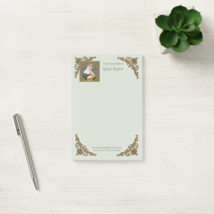 Notas Post-it® St. Catherine de Siena (BK 19) (estilo 2) 4"x6"