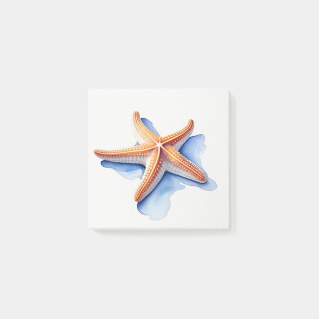 Notas Post-it® Starfish and Blue Silhouette (Anverso)