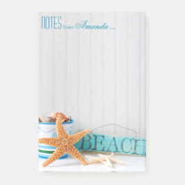 Notas Post-it® Starfish Beach Personalizado