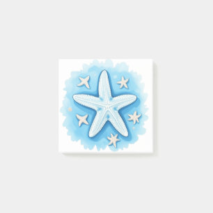 Notas Post-it® Starfish en azul