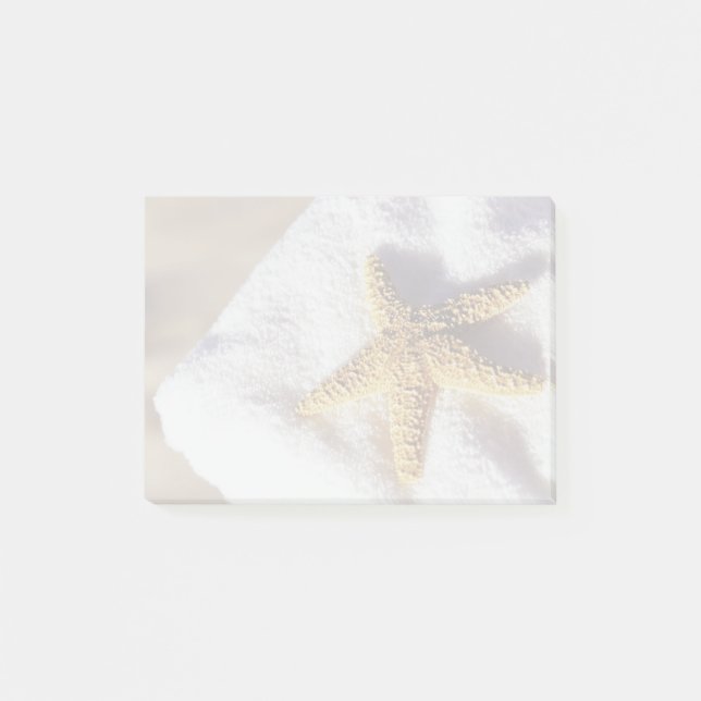 Notas Post-it® Starfish En Una Toalla (Anverso)
