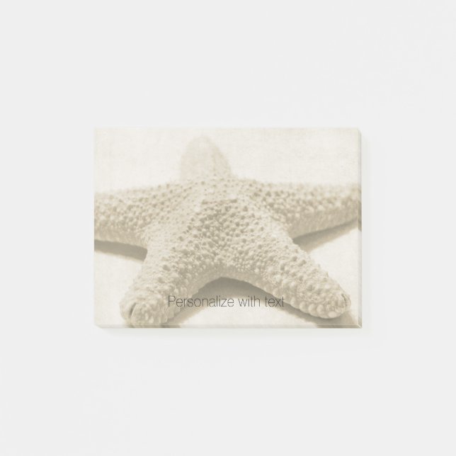 Notas Post-it® Starfish Personalizado (Anverso)