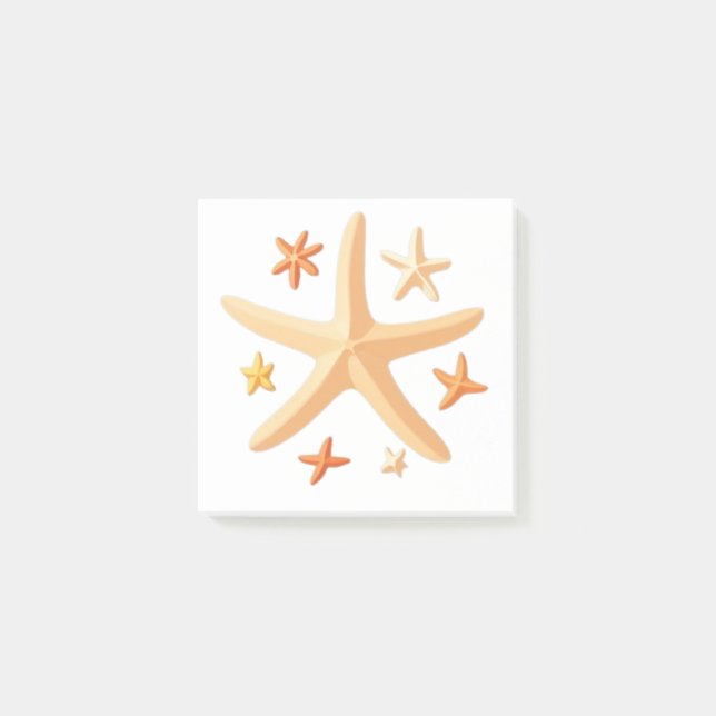 Notas Post-it® Starfish y los pequeños (Anverso)