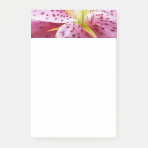 Notas Post-it® Stargazer Lily Bright Magenta Floral