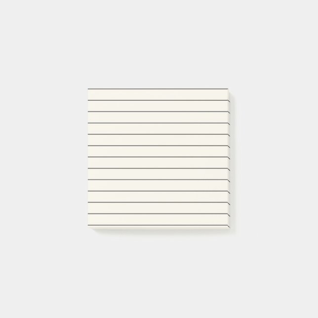 Notas Post-it® Stationery Elegant De Marfil (Anverso)