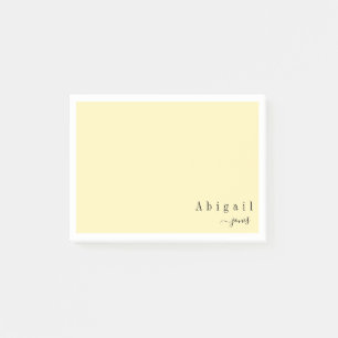 Notas Post-it® Stationery personalizada con escritura simple amar