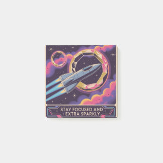 Notas Post-it® Stay Focused And Extra Sparkly