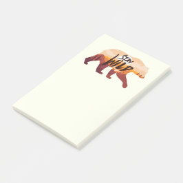 Notas Post-it® Stay Wild Bear