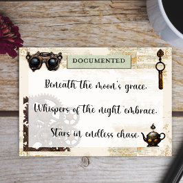 Notas Post-it® Steampunk antiguo, engranajes oxidados, 4"x3" mecá