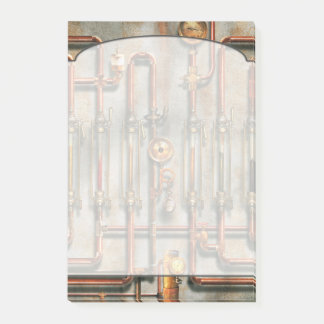 Notas Post-it® Steampunk - El múltiple de lubricación