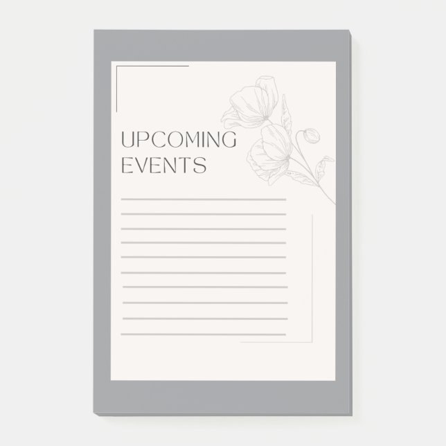 Notas Post-it® Sticky Note Reminders  (Anverso)