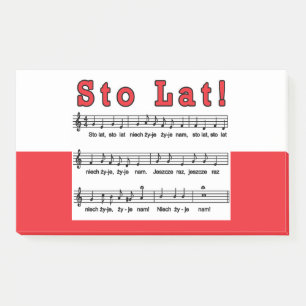 Notas Post-it® ¡Sto Lat! Canción