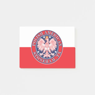 Notas Post-it® Stoneham Texas Polaco American Eagle