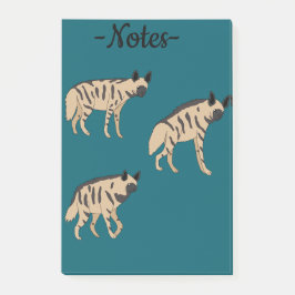 Notas Post-it® Striped Hyenas