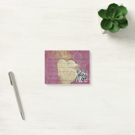 Notas Post-it® stylish angel of love with qr-code