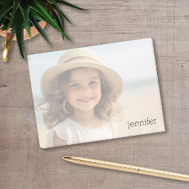 Notas Post-it® Su foto se ilumina automáticamente con el nombre