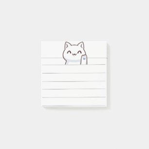 Notas Post-it® Su lindo gato simple