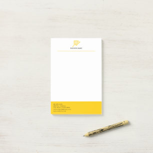 Notas Post-it® Su logotipo   Contador empresarial Minimalista mod