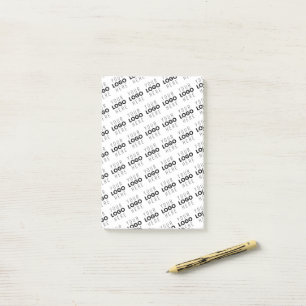 Notas Post-it® Su logotipo patrón diagonal simple repetitivo