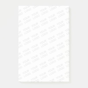 Notas Post-it® Su logotipo se ha iluminado y repetido automáticam